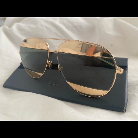 Dior Split Gold Sunglasses - Picture 2 of 7
